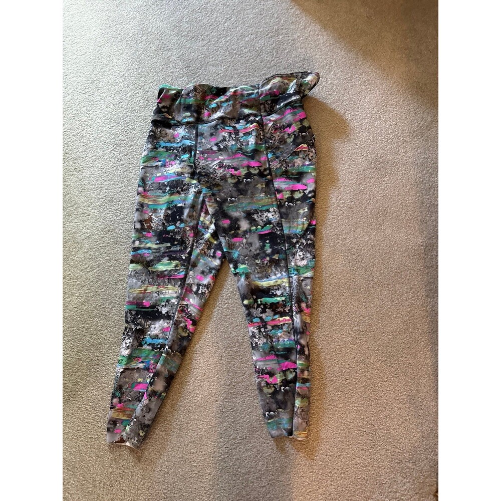 Lululemon Women's Athletic Leggings Abstract Print High Waist